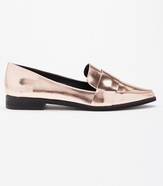 Forever 21 + Faux Leather Pointed Loafers
