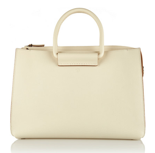 The Row + Satchel 12 Textured-Leather Tote