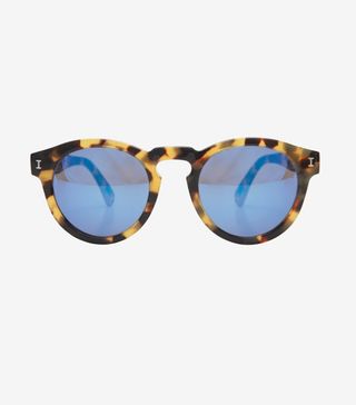Illesteva + Leonard Mirrored Lense Sunglasses