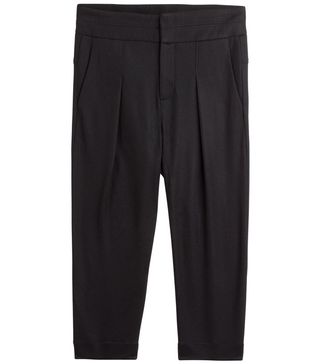 Helmut Lang + Cropped Wool Trousers