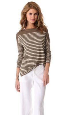 Vince + Vince Breton Stripe Sweater