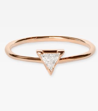 Vrai & Oro + Trillion Diamond Ring