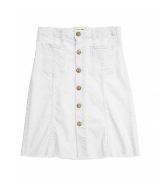 McGuire Denim + Colombier White Denim Skirt