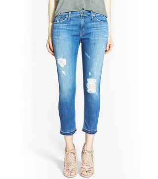 Hudson Jeanas + Skylar Crop Skinny Jeans