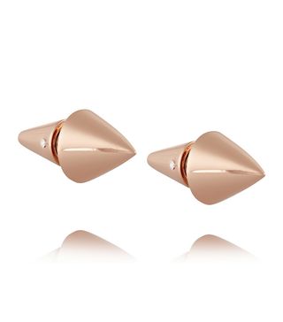 Eddie Borgo + Rose Gold-Plated Cone Earrings