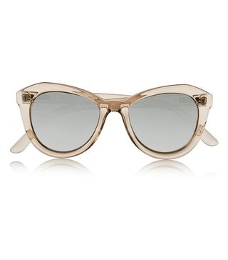 Le Specs + Peach Pit Cat-Eye Acetate Sunglasses
