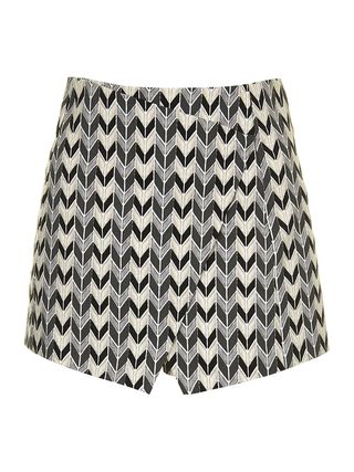 Topshop + Geo Chevron Print Skort