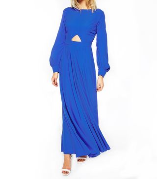 ASOS + Caftan With Keyhole Maxi Dress