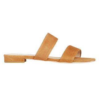 Barneys New York + Suede Double-Band Slides