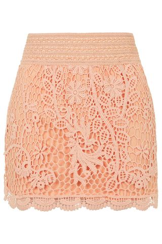 Topshop + Crochet Mini Skirt