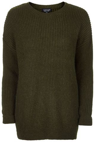 Topshop + Grungy Lofty Ribbed Sweater