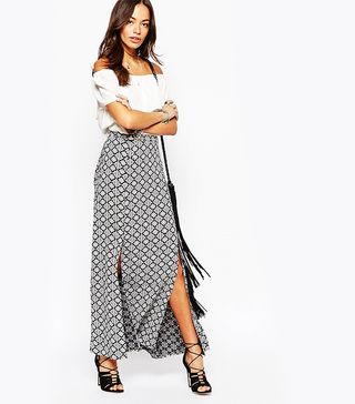 New Look + Double Split Maxi Skirt