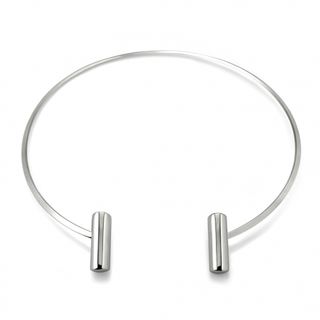 Capwell & Co. + Silver Bar Collar Necklace
