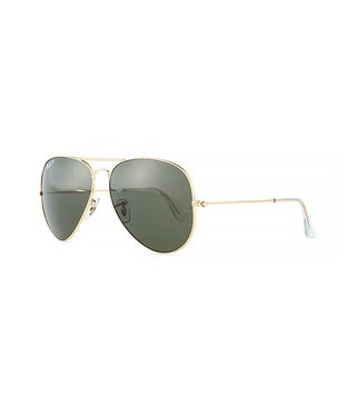 Ray-Ban + Aviator Large Metal II, Green Classic G-15