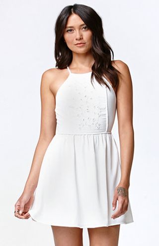 Kendall 
Kylie for PacSun + Beaded Goddess Neck Dress