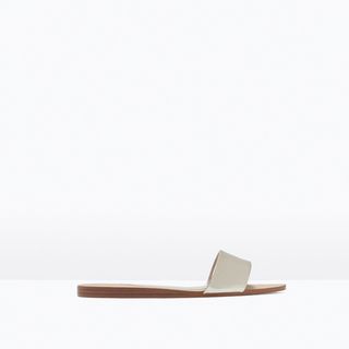 Zara + Shiny Flat Slides