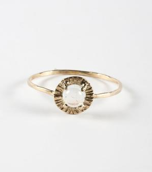 Claire Kinder Studio + Alba Etruscan Moonstone Ring