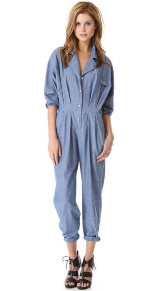 Band of Outsiders + Jumpsuit with Collar