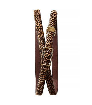 Banana Republic + Leopard Haircalf Skinny Belt