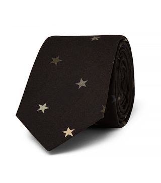 Givenchy + Star Patterned Cotton Tie