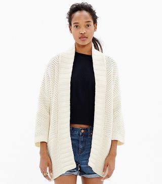 Madewell + Kimono Cardigan Sweater, French Vanilla
