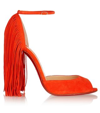 Christian Louboutin + Otrot 120 Fringed Suede Sandals