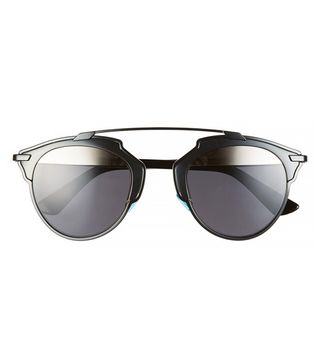 Dior + So Real 48mm Sunglasses in Shiny Black