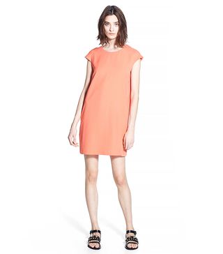 Mango + Cut-Out Back Dress in Grapefruit