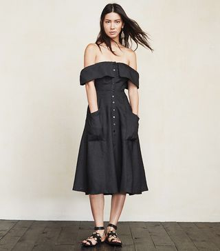 Reformation + Mariana Dress in Tide Pool