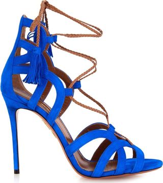 Aquazzura + Mirage Tassel Sandals