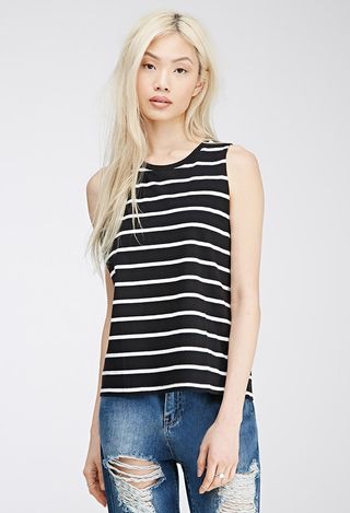 Forever 21 + Striped Boxy Tank