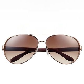 Marc by Marc Jacobs + Stainless Steel Aviator Sunglasses