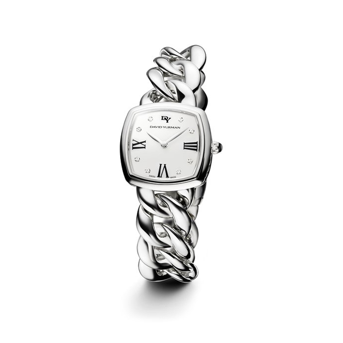 David Yurman + Albion 23mm Stainless Steel Quartz Watch with Diamonds