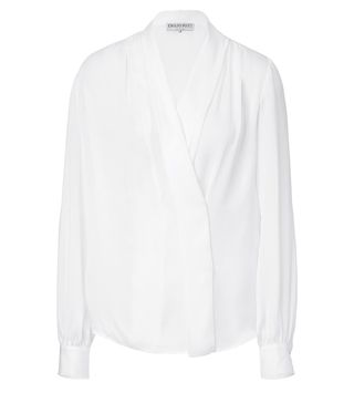 Emilio Pucci + Silk Wrap Blouse