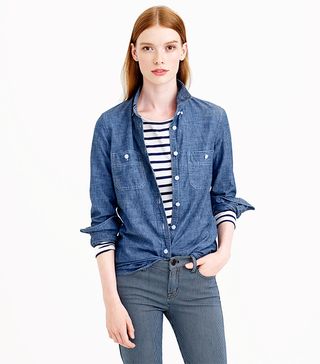 J.Crew + Selvedge Chambray Shirt