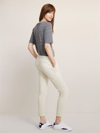 ED + Classic Stretch Cotton Pant in Khaki