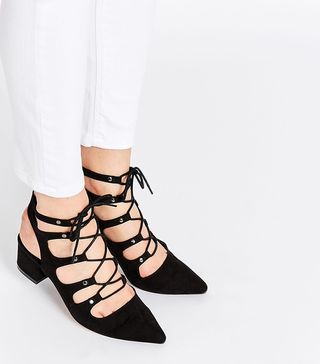 ASOS + Streets Ahead Lace-Up Heels