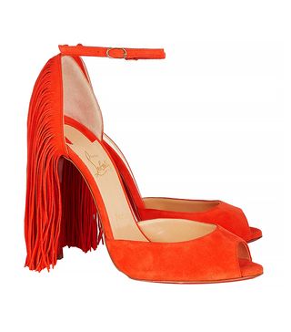 Christian Louboutin + Otrot Fringed Suede Sandals