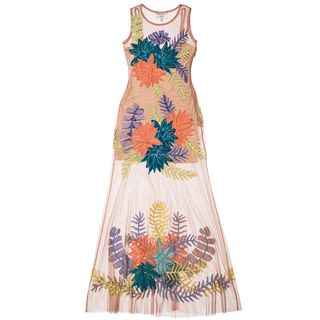 Nasty Gal x For Love & Lemons + Tropicana Embroidered Maxi Dress