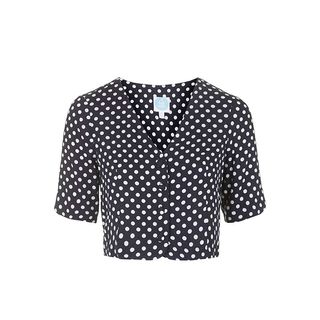 Topshop + Polka Dot Blouse by Topshop Archive