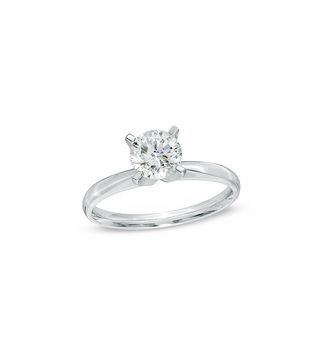 Zales + 1 CT. Diamond Solitaire Engagement Ring, White Gold