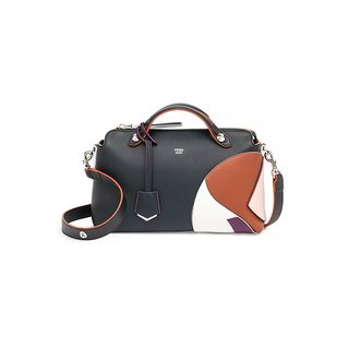 Fendi + By the Way Small Multicolor Marquetry Leather Satchel