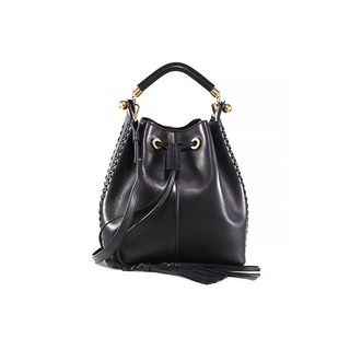 Chloé + Gala Small Leather Bucket Bag
