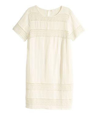 H&M + Embroidered Dress