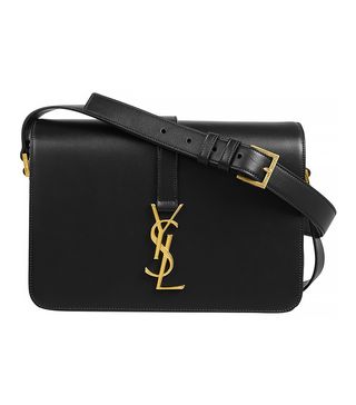 Saint Laurent + Monogramme Sac Université Leather Shoulder Bag