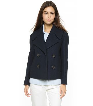 3.1 Phillip Lim + Trompe l’Oeil Pea Coat