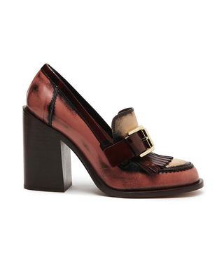 Mulberry + Darby High-Heeled Loafers