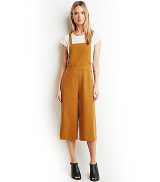 Forever 21 + Textured Culotte Overalls