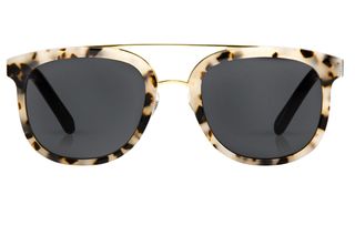 KREWE + CL-10 in Oyster + Black 24K Sunglasses