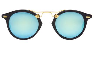 KREWE + St. Louis Black Matte Sunglasses